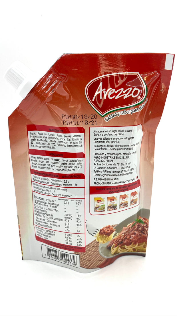Arezzo Salsa Tuco 200gr