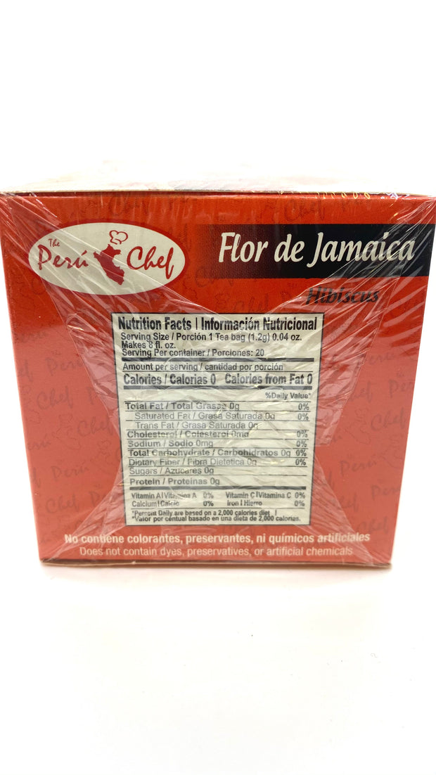 Peru Chef  Te Flor de Jamaica