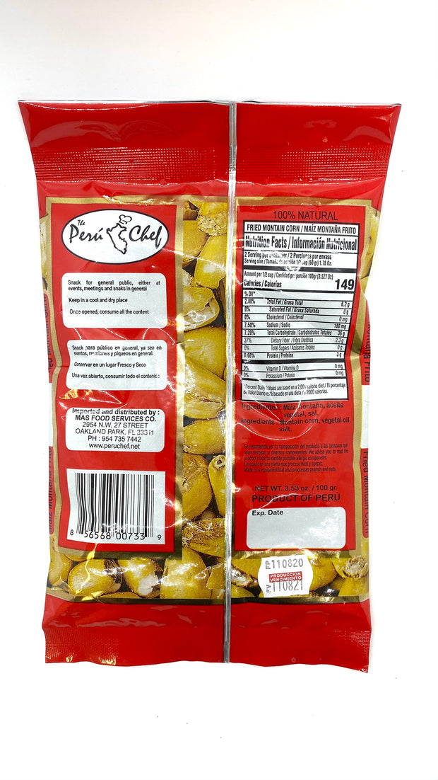 Peru Chef Maiz Mote Frito