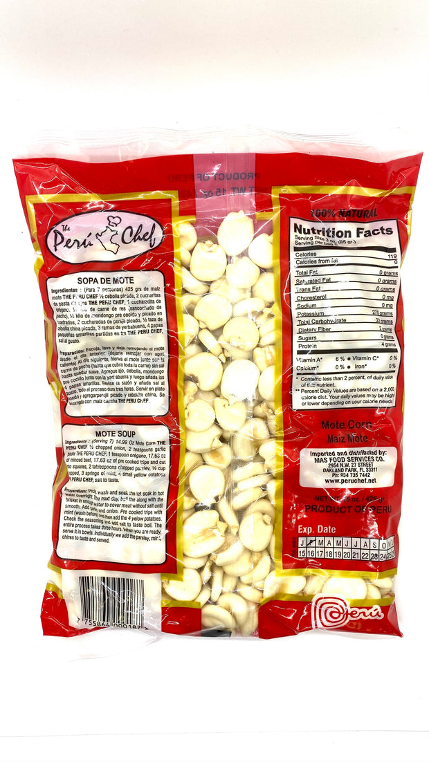 Peru Chef Mote Corn 425gr