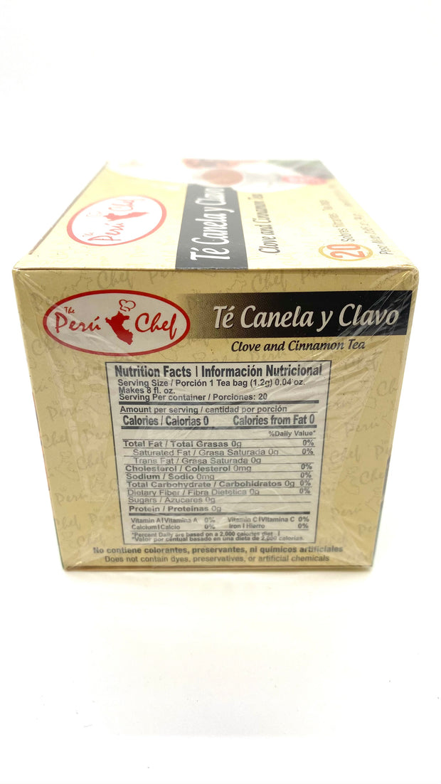 Peru Chef Te de Clavo y Canela